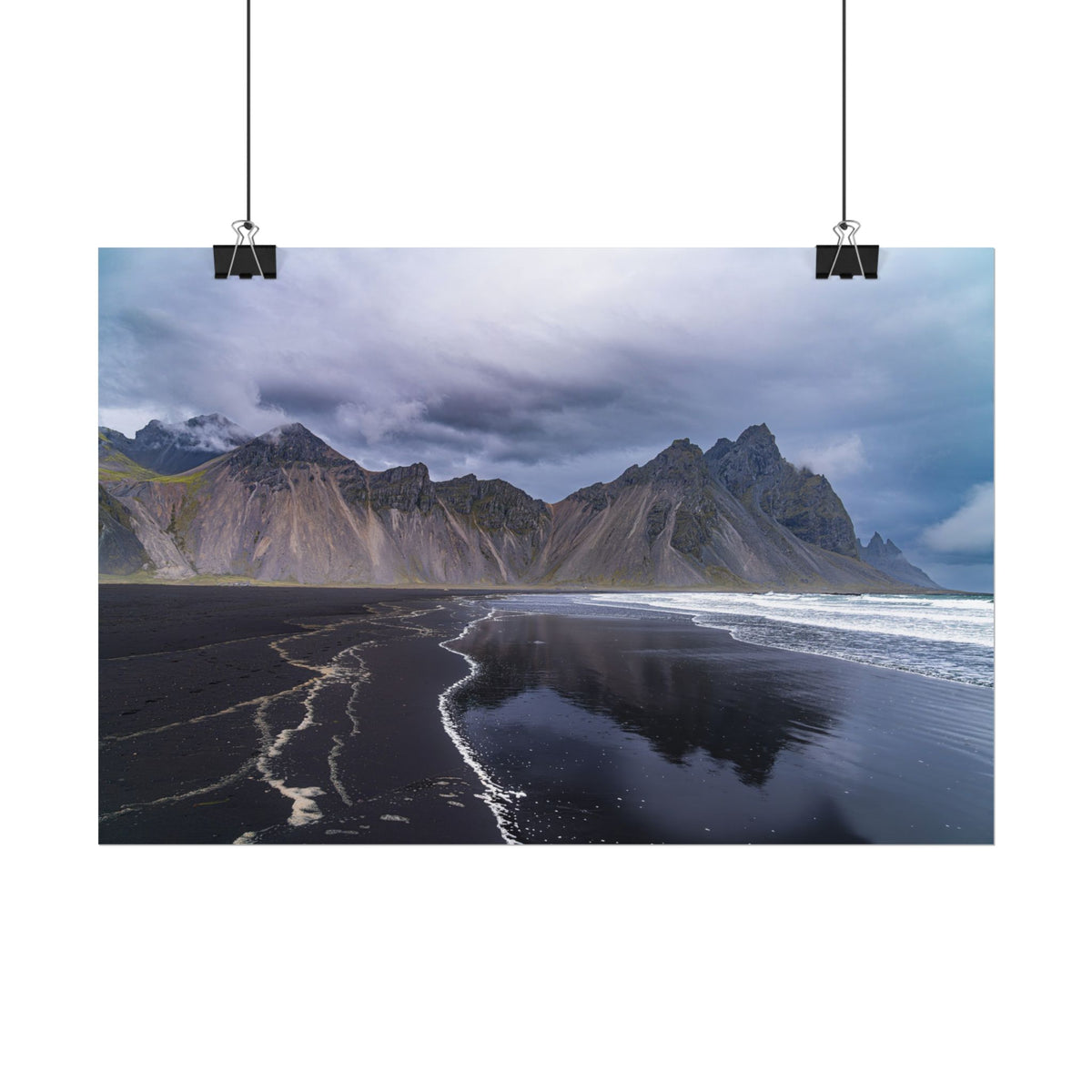 Between Storm and Sea | Vestrahorn, Iceland | Photography Poster
