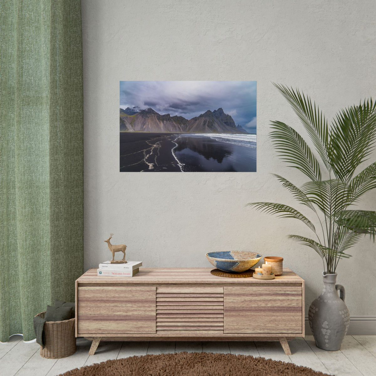 Between Storm and Sea | Vestrahorn, Iceland | Photography Poster