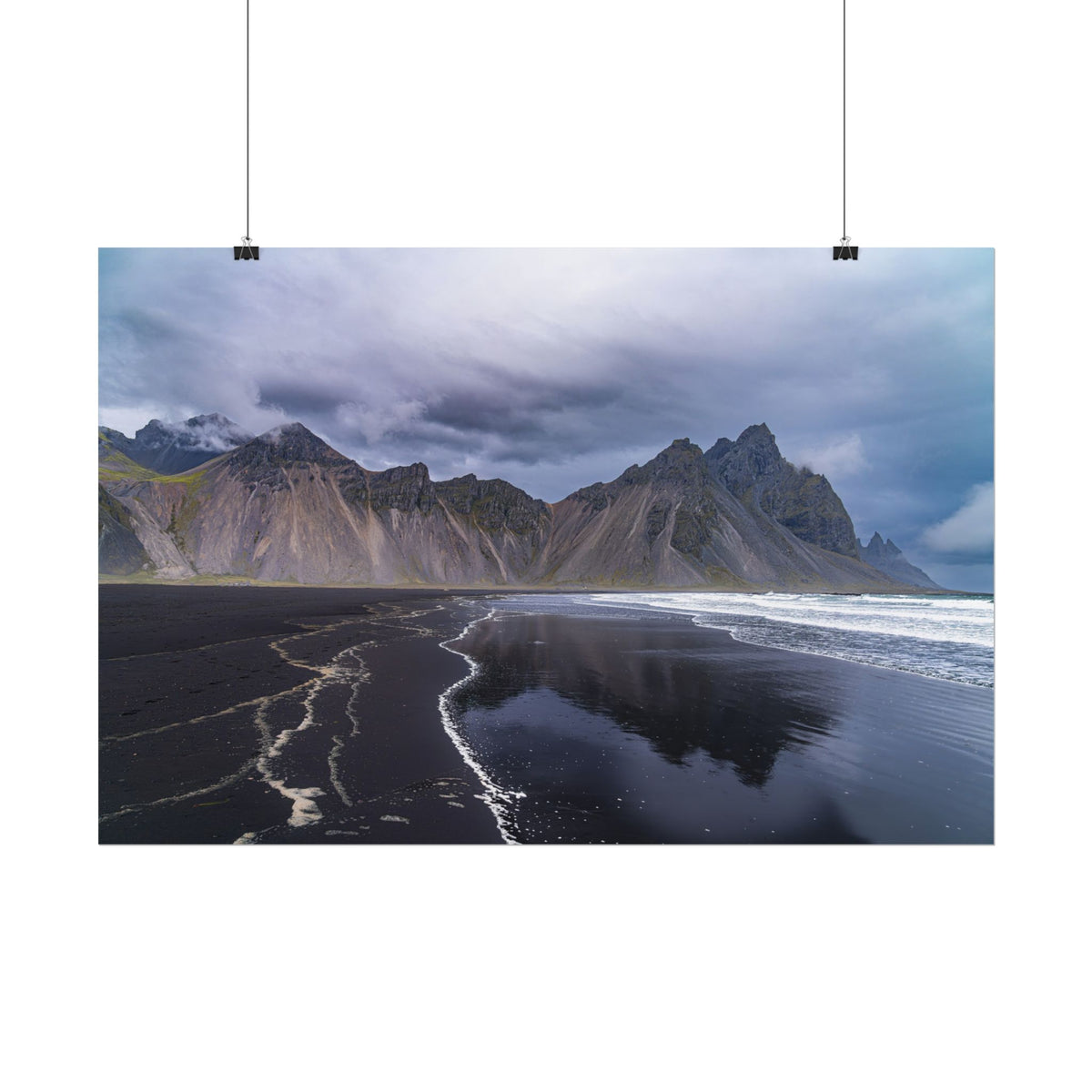 Between Storm and Sea | Vestrahorn, Iceland | Photography Poster