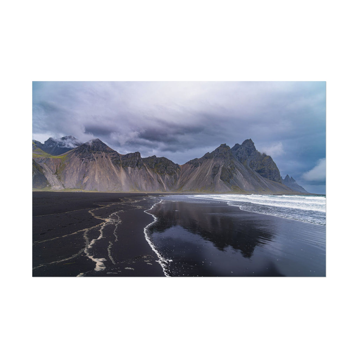 Between Storm and Sea | Vestrahorn, Iceland | Photography Poster