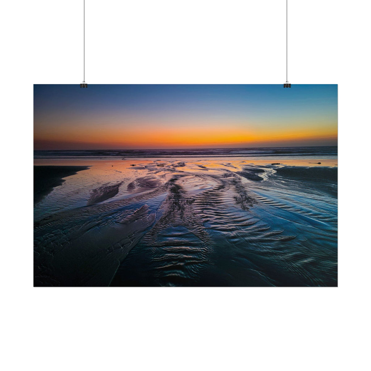 Tides of Twilight | Moolack Beach, Oregon | Photography Poster