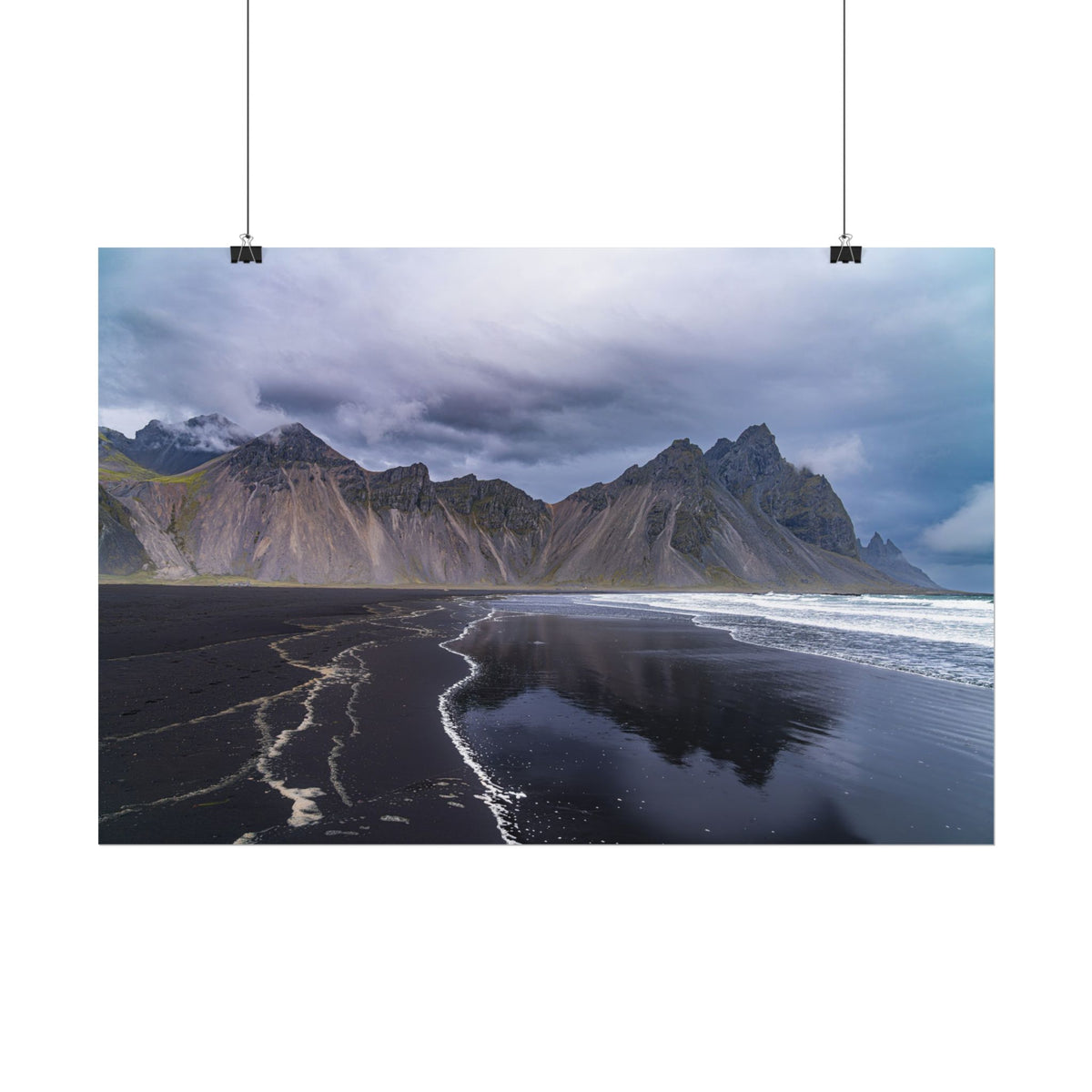 Between Storm and Sea | Vestrahorn, Iceland | Photography Poster
