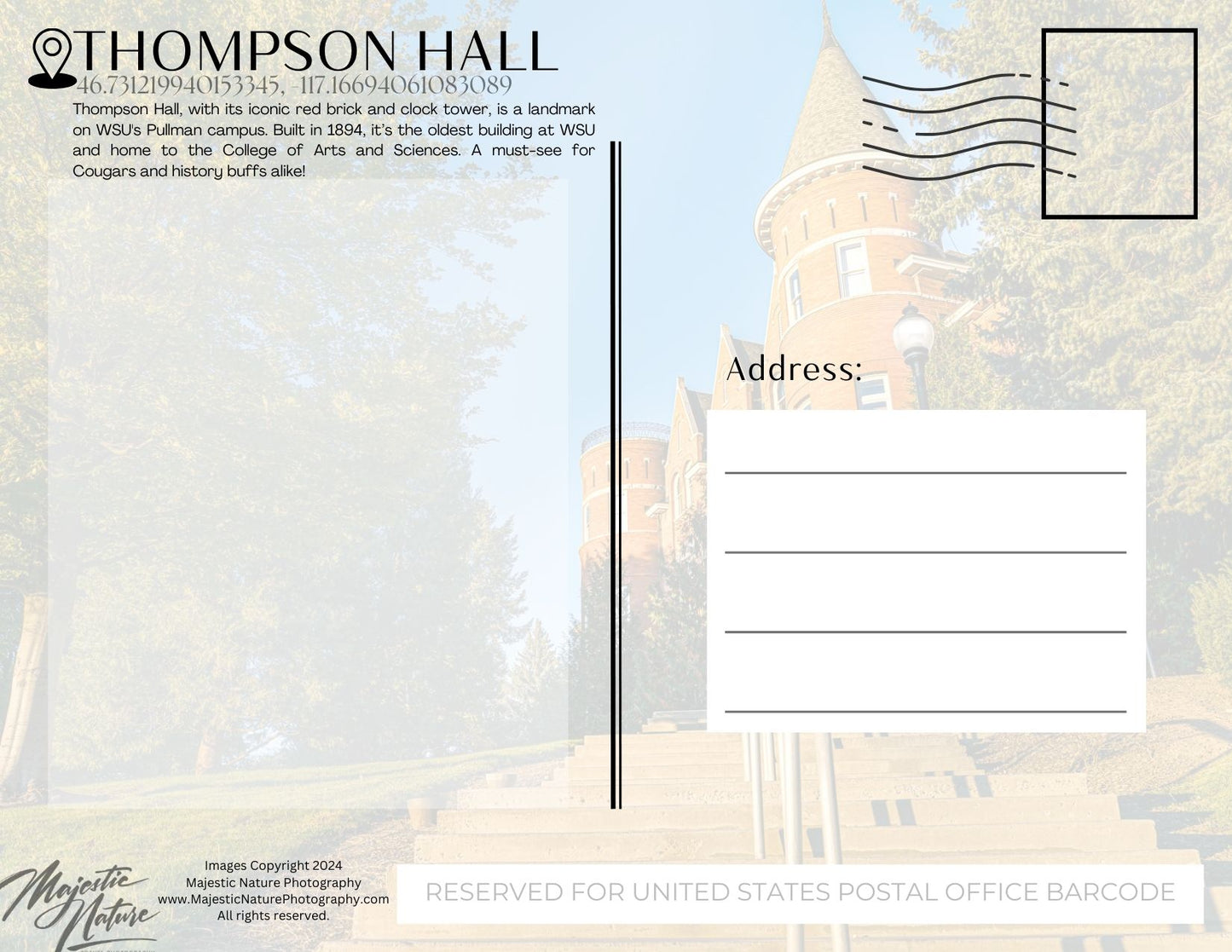 Thompson Hall - Pullman, WA (USA)